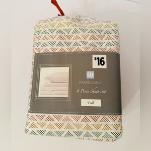 Pastellino 4 Piece Full Sheet Set, NEW!!